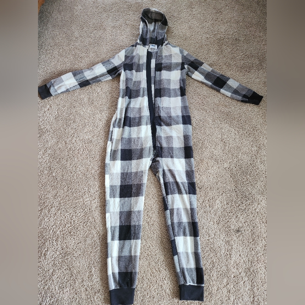 Hooded onesie pj